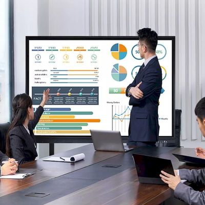 Digital Touchscreen Monitor Interactive Clever Touch Board 75inch Whiteboard